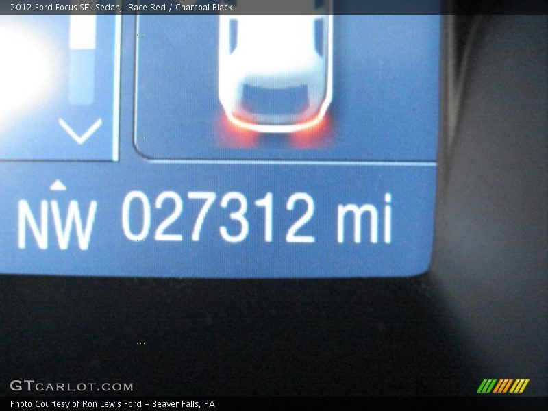 Race Red / Charcoal Black 2012 Ford Focus SEL Sedan