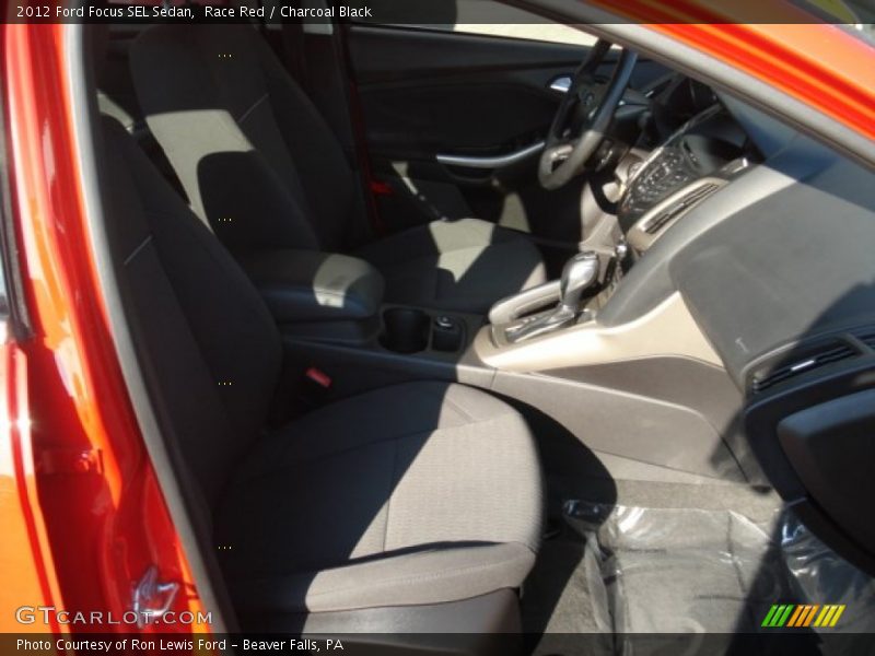 Race Red / Charcoal Black 2012 Ford Focus SEL Sedan