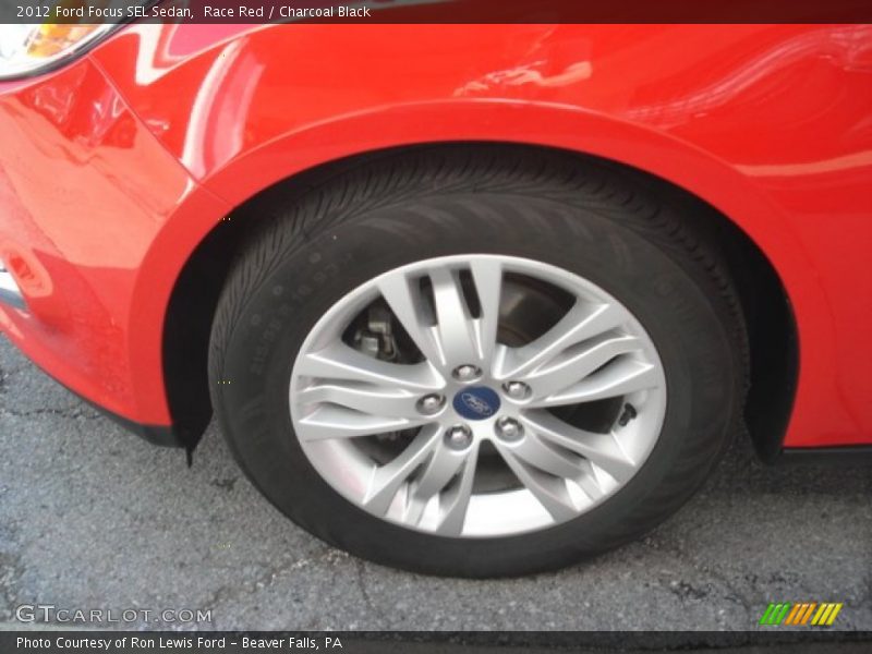 Race Red / Charcoal Black 2012 Ford Focus SEL Sedan