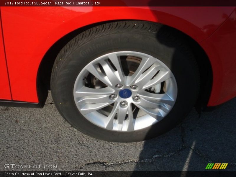 Race Red / Charcoal Black 2012 Ford Focus SEL Sedan