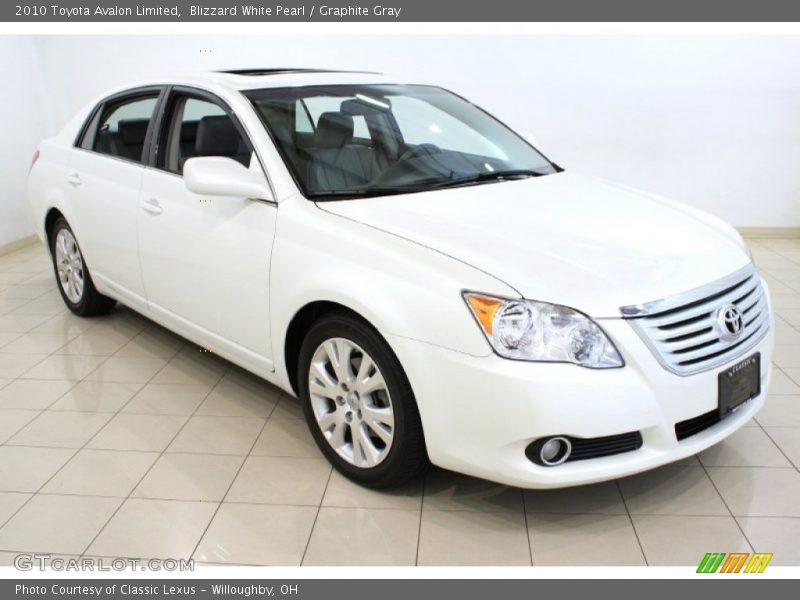 Blizzard White Pearl / Graphite Gray 2010 Toyota Avalon Limited