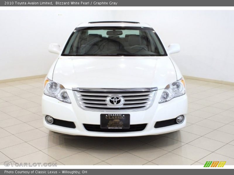 Blizzard White Pearl / Graphite Gray 2010 Toyota Avalon Limited