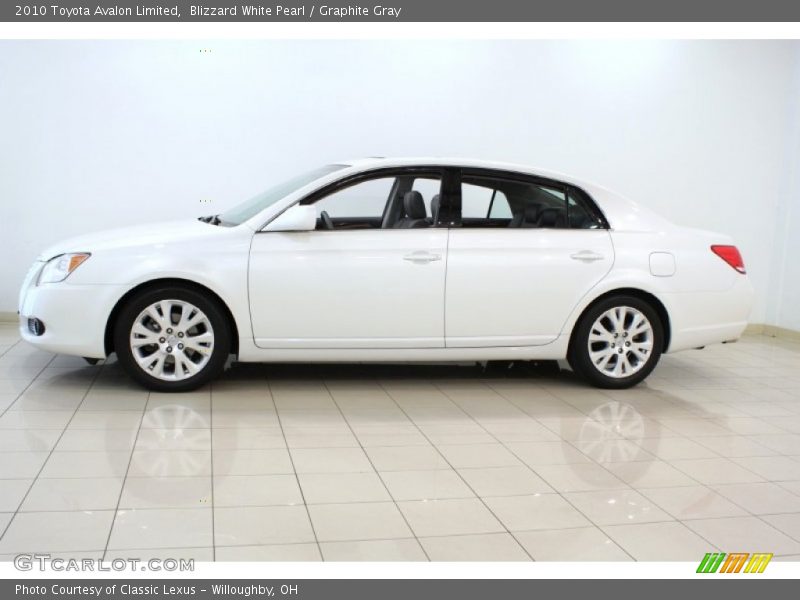 Blizzard White Pearl / Graphite Gray 2010 Toyota Avalon Limited