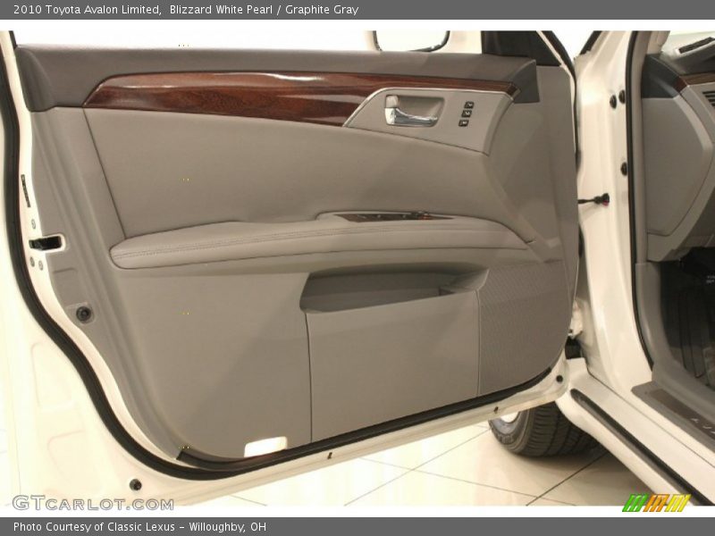 Blizzard White Pearl / Graphite Gray 2010 Toyota Avalon Limited