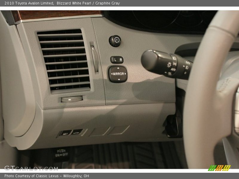 Blizzard White Pearl / Graphite Gray 2010 Toyota Avalon Limited