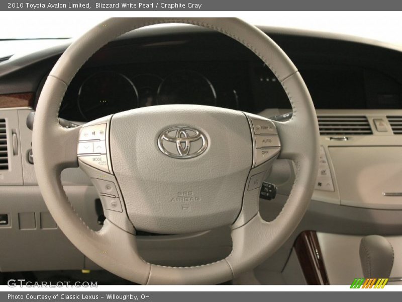 Blizzard White Pearl / Graphite Gray 2010 Toyota Avalon Limited