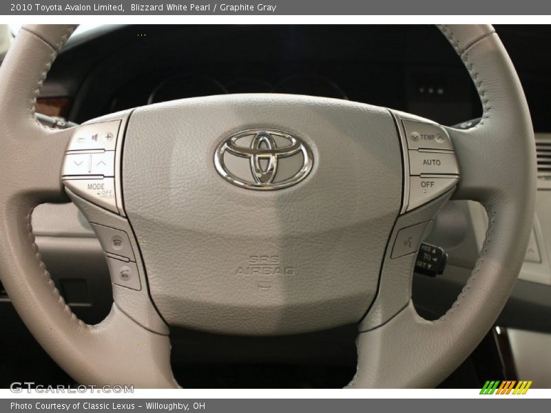 Blizzard White Pearl / Graphite Gray 2010 Toyota Avalon Limited