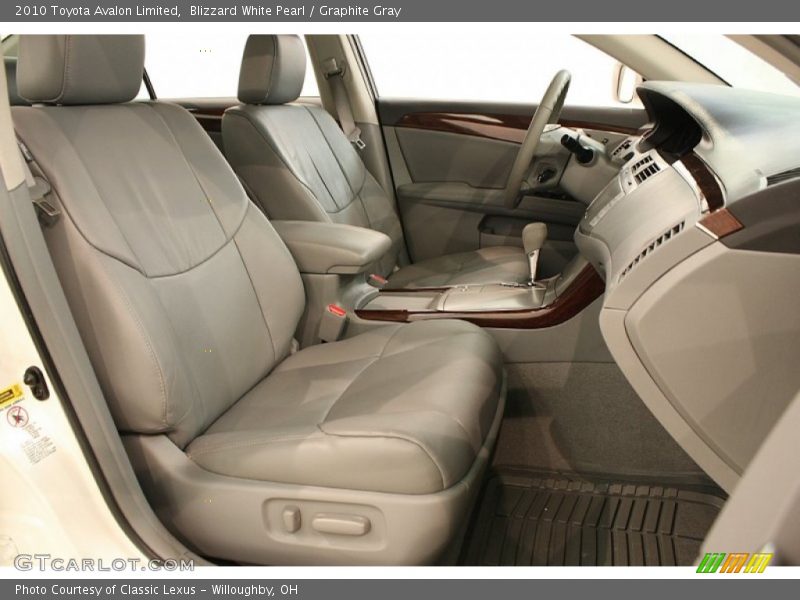 Blizzard White Pearl / Graphite Gray 2010 Toyota Avalon Limited