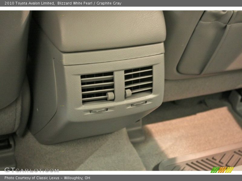 Blizzard White Pearl / Graphite Gray 2010 Toyota Avalon Limited