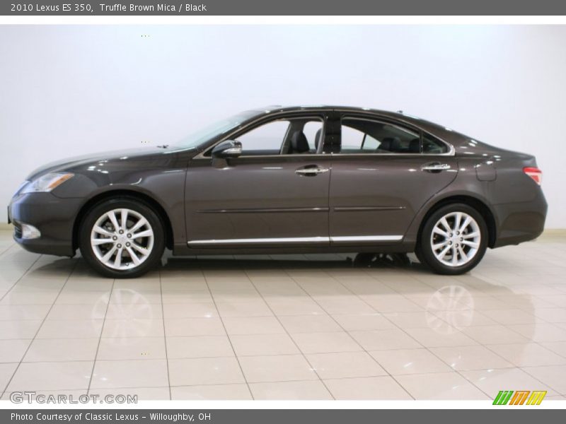 Truffle Brown Mica / Black 2010 Lexus ES 350