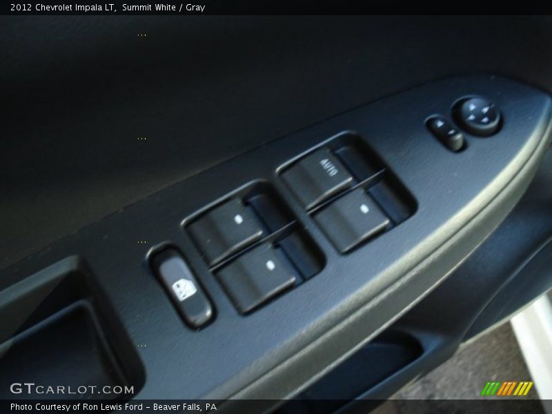 Summit White / Gray 2012 Chevrolet Impala LT