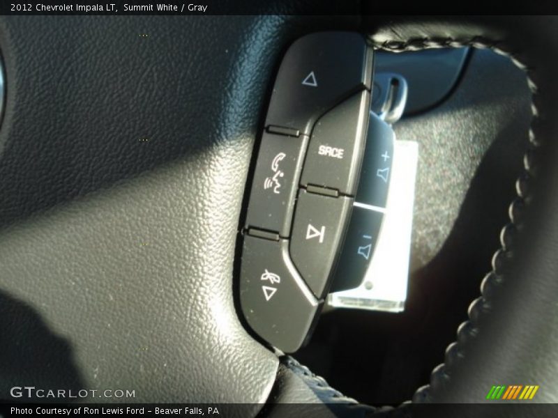 Summit White / Gray 2012 Chevrolet Impala LT