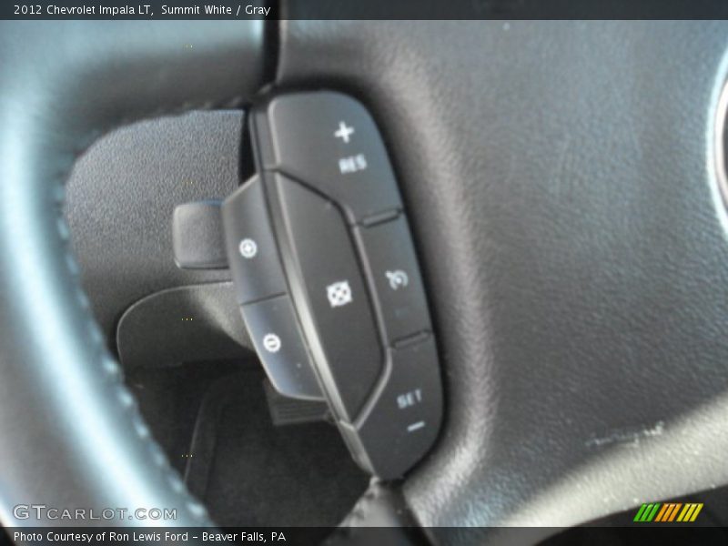Summit White / Gray 2012 Chevrolet Impala LT