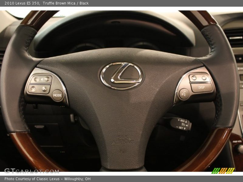 Truffle Brown Mica / Black 2010 Lexus ES 350