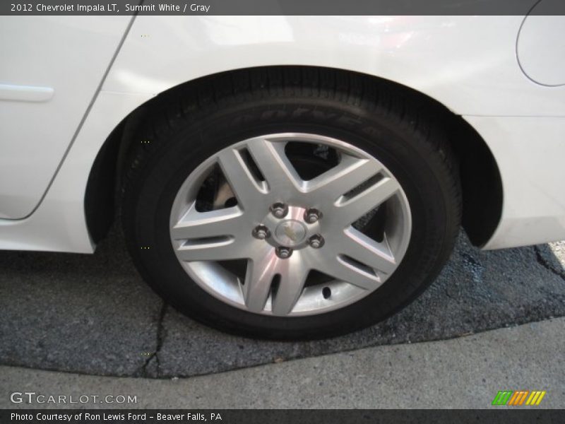 Summit White / Gray 2012 Chevrolet Impala LT