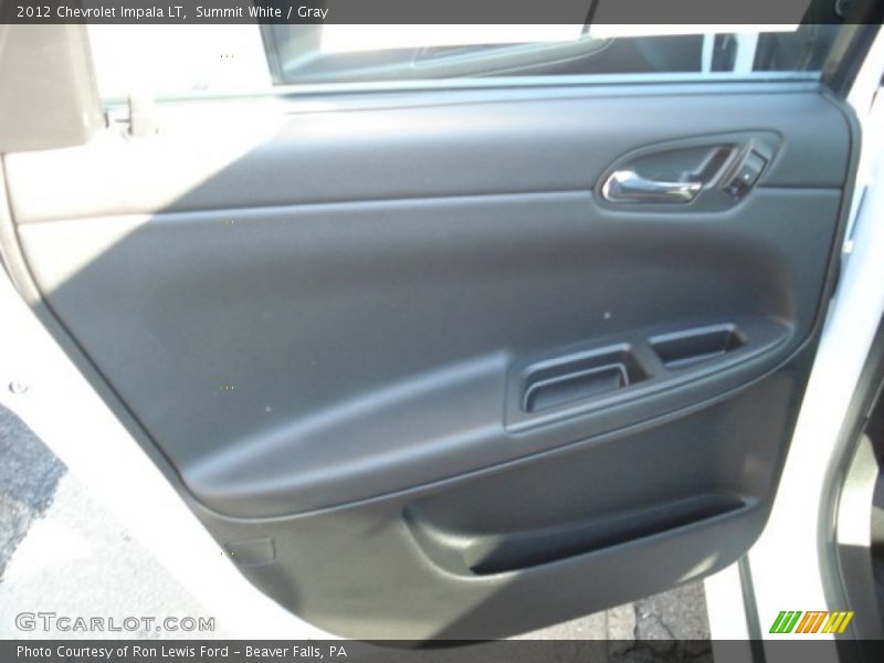 Summit White / Gray 2012 Chevrolet Impala LT
