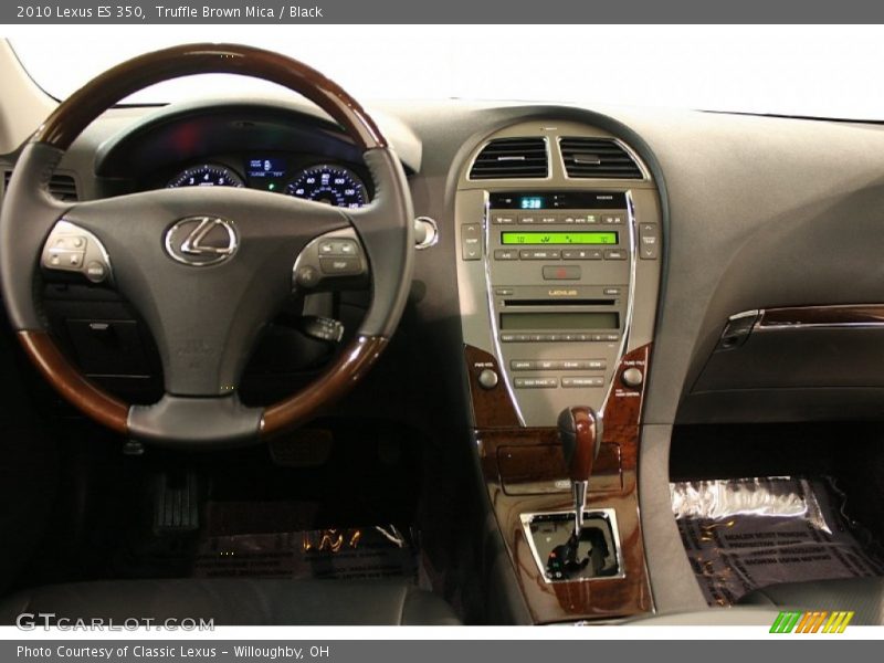 Truffle Brown Mica / Black 2010 Lexus ES 350