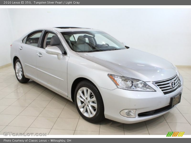 Tungsten Silver Pearl / Light Gray 2010 Lexus ES 350
