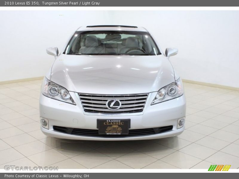 Tungsten Silver Pearl / Light Gray 2010 Lexus ES 350