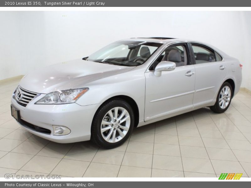Tungsten Silver Pearl / Light Gray 2010 Lexus ES 350
