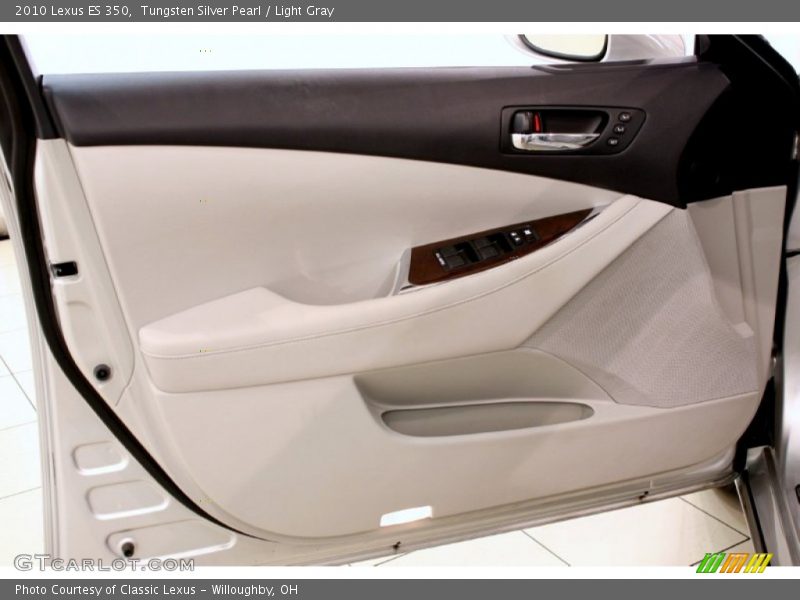 Tungsten Silver Pearl / Light Gray 2010 Lexus ES 350