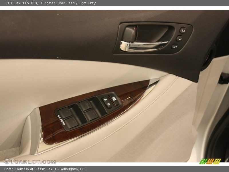 Tungsten Silver Pearl / Light Gray 2010 Lexus ES 350