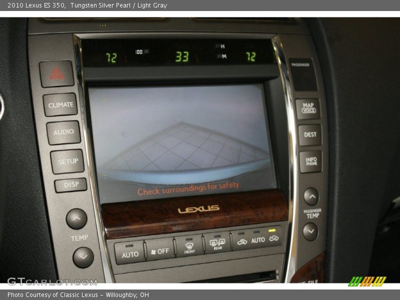 Tungsten Silver Pearl / Light Gray 2010 Lexus ES 350