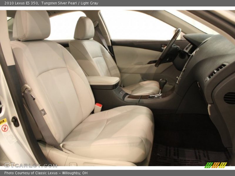 Tungsten Silver Pearl / Light Gray 2010 Lexus ES 350