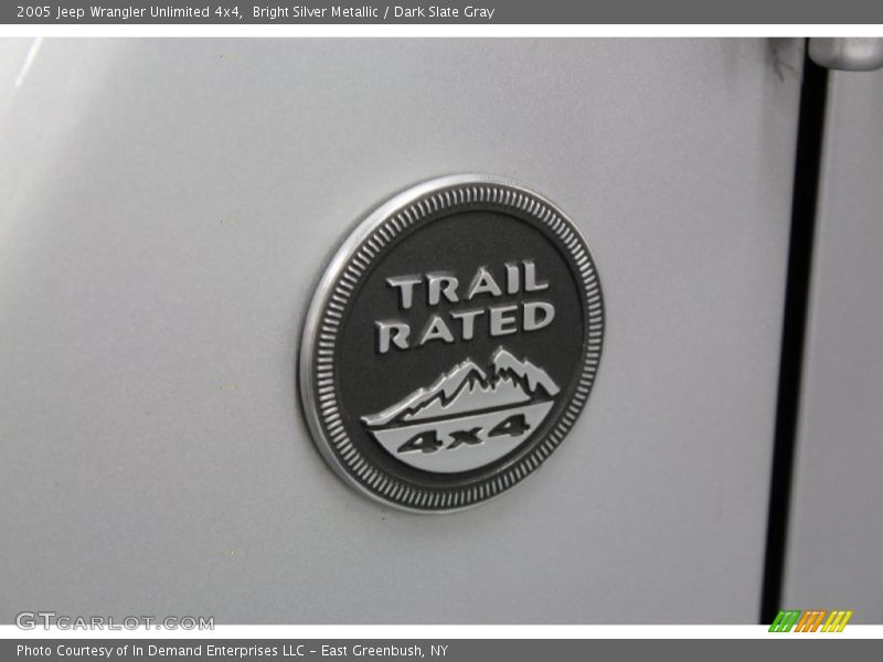 Bright Silver Metallic / Dark Slate Gray 2005 Jeep Wrangler Unlimited 4x4