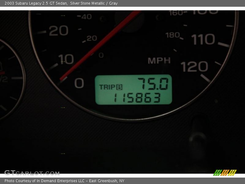 Silver Stone Metallic / Gray 2003 Subaru Legacy 2.5 GT Sedan