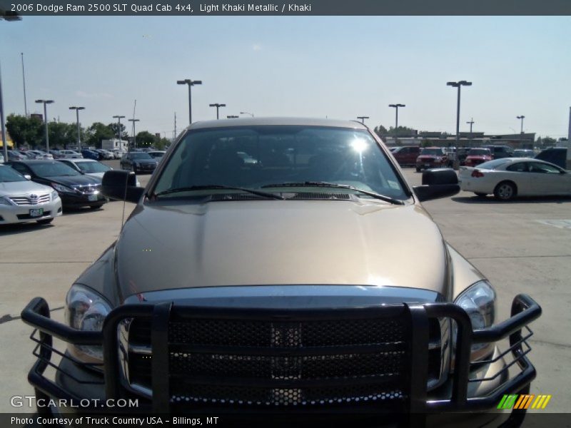 Light Khaki Metallic / Khaki 2006 Dodge Ram 2500 SLT Quad Cab 4x4