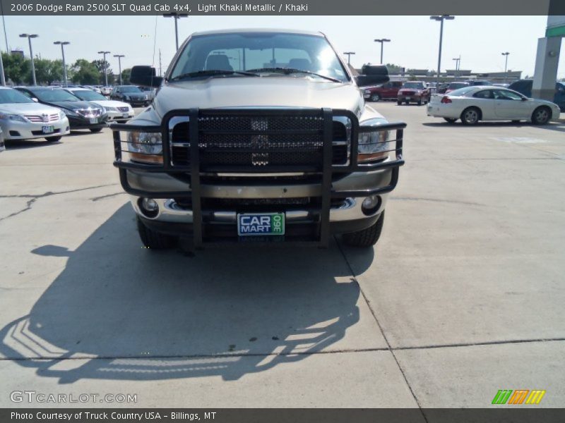 Light Khaki Metallic / Khaki 2006 Dodge Ram 2500 SLT Quad Cab 4x4