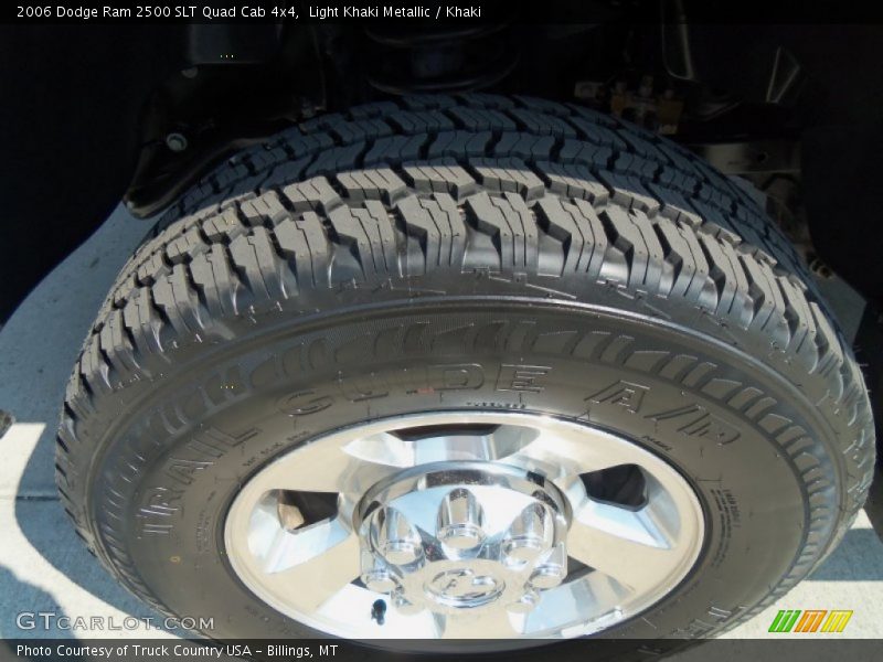 Light Khaki Metallic / Khaki 2006 Dodge Ram 2500 SLT Quad Cab 4x4