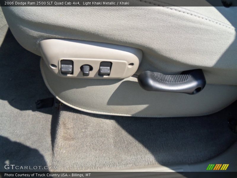 Light Khaki Metallic / Khaki 2006 Dodge Ram 2500 SLT Quad Cab 4x4