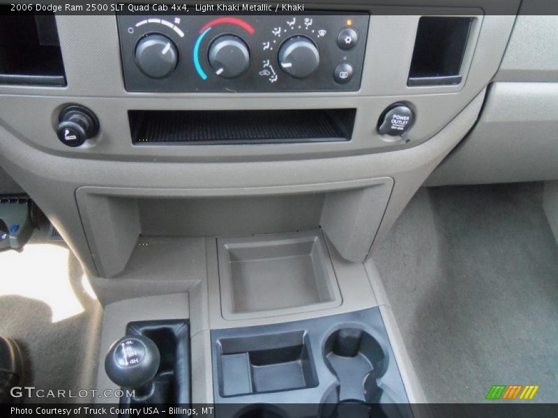 Light Khaki Metallic / Khaki 2006 Dodge Ram 2500 SLT Quad Cab 4x4