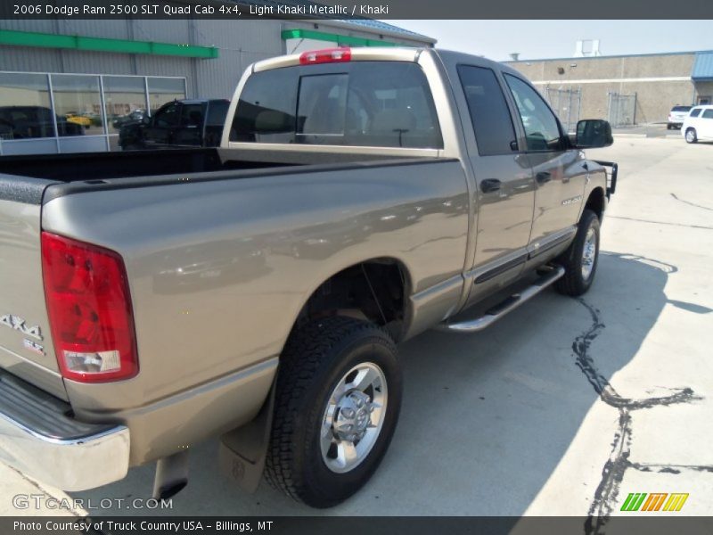 Light Khaki Metallic / Khaki 2006 Dodge Ram 2500 SLT Quad Cab 4x4