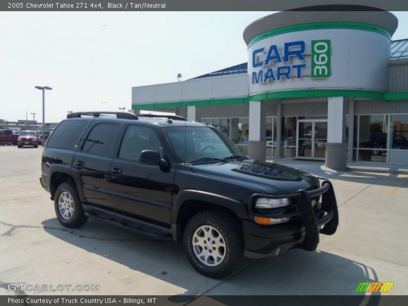 Black / Tan/Neutral 2005 Chevrolet Tahoe Z71 4x4
