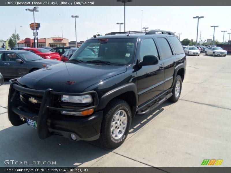 Black / Tan/Neutral 2005 Chevrolet Tahoe Z71 4x4