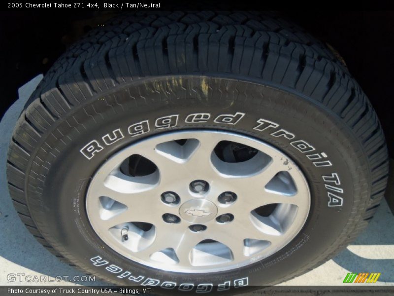 Black / Tan/Neutral 2005 Chevrolet Tahoe Z71 4x4