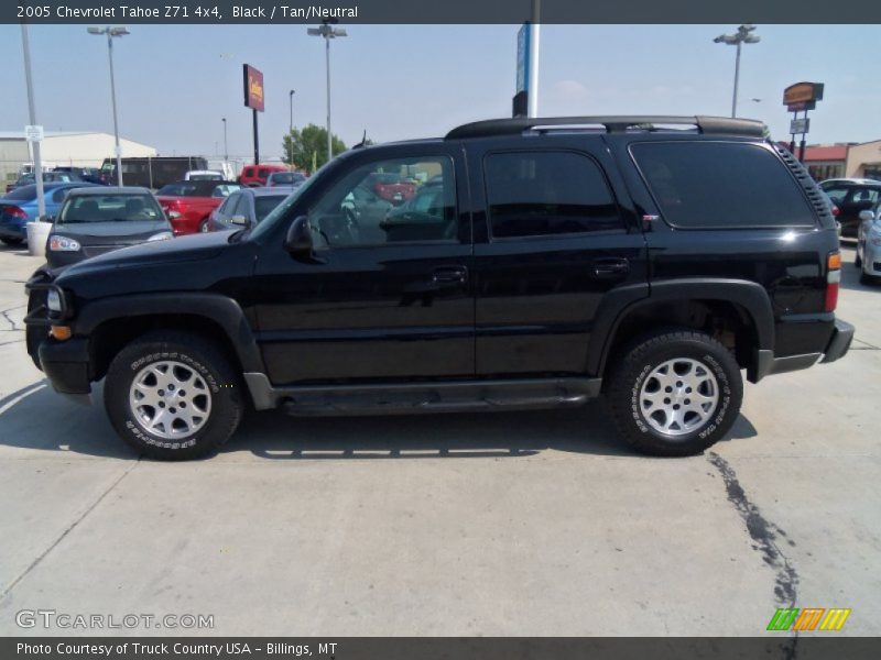Black / Tan/Neutral 2005 Chevrolet Tahoe Z71 4x4