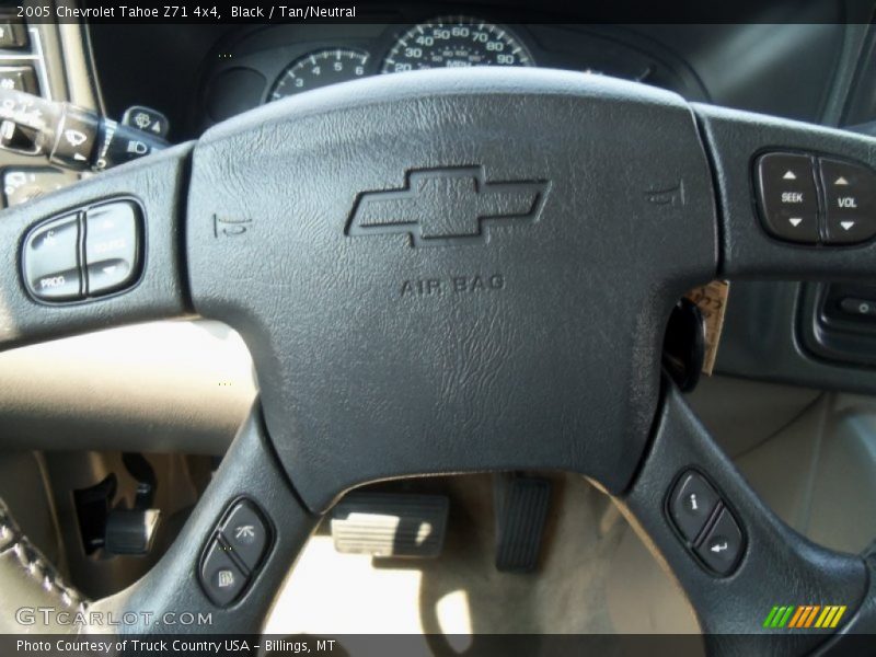 Black / Tan/Neutral 2005 Chevrolet Tahoe Z71 4x4