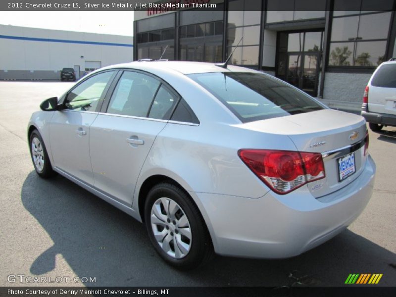 Silver Ice Metallic / Jet Black/Medium Titanium 2012 Chevrolet Cruze LS