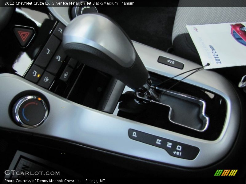 Silver Ice Metallic / Jet Black/Medium Titanium 2012 Chevrolet Cruze LS