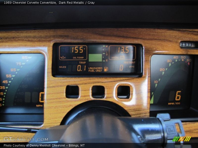  1989 Corvette Convertible Convertible Gauges