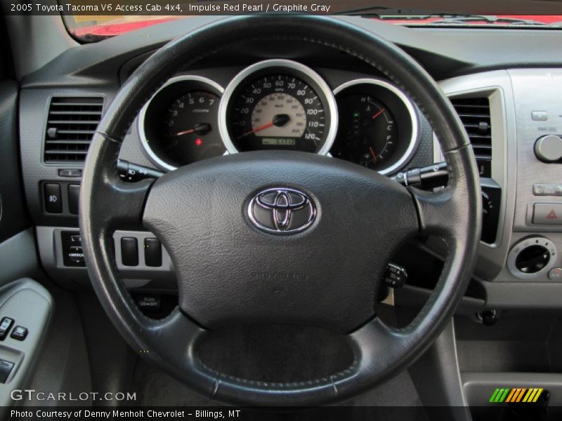Impulse Red Pearl / Graphite Gray 2005 Toyota Tacoma V6 Access Cab 4x4