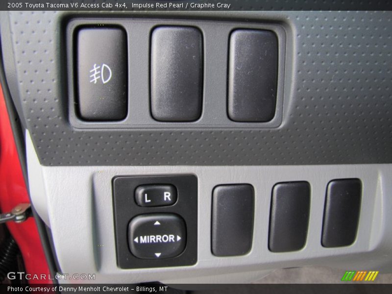 Impulse Red Pearl / Graphite Gray 2005 Toyota Tacoma V6 Access Cab 4x4