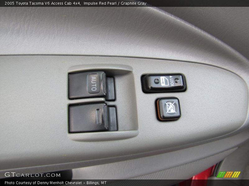 Impulse Red Pearl / Graphite Gray 2005 Toyota Tacoma V6 Access Cab 4x4