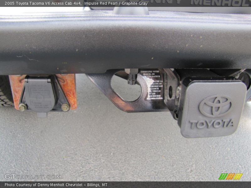 Impulse Red Pearl / Graphite Gray 2005 Toyota Tacoma V6 Access Cab 4x4