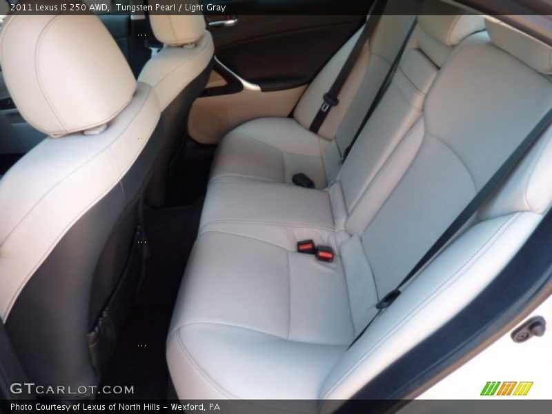 Tungsten Pearl / Light Gray 2011 Lexus IS 250 AWD