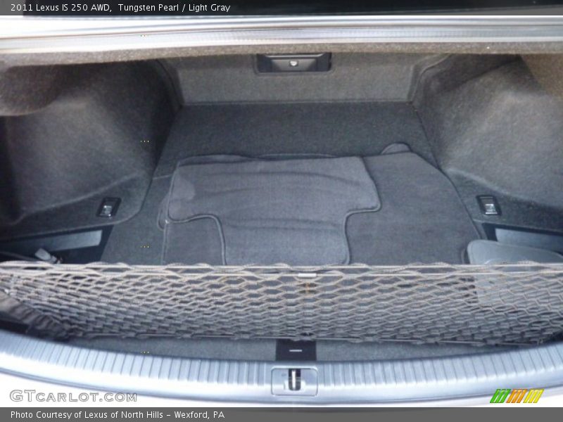 Tungsten Pearl / Light Gray 2011 Lexus IS 250 AWD